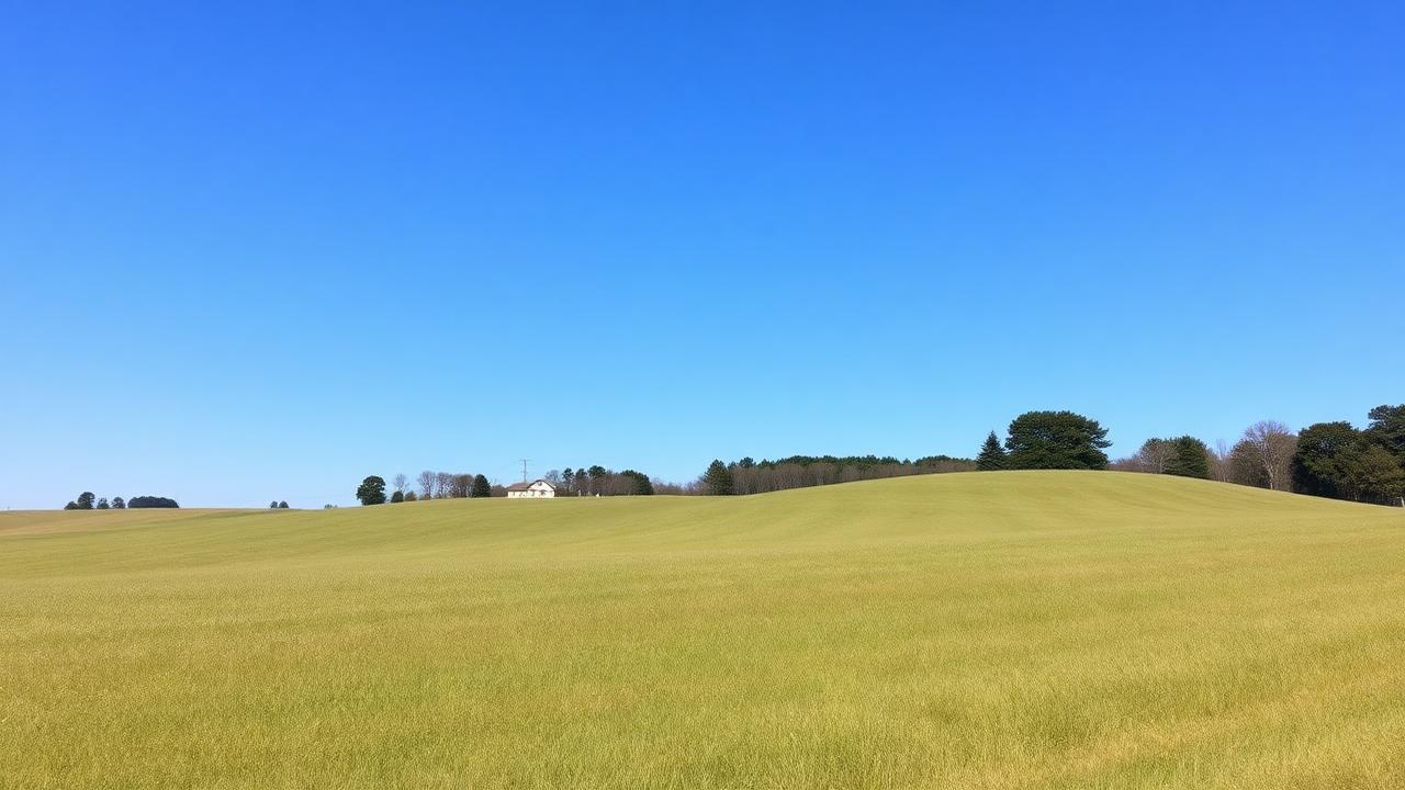 Rolling hills and farmland in Alabama