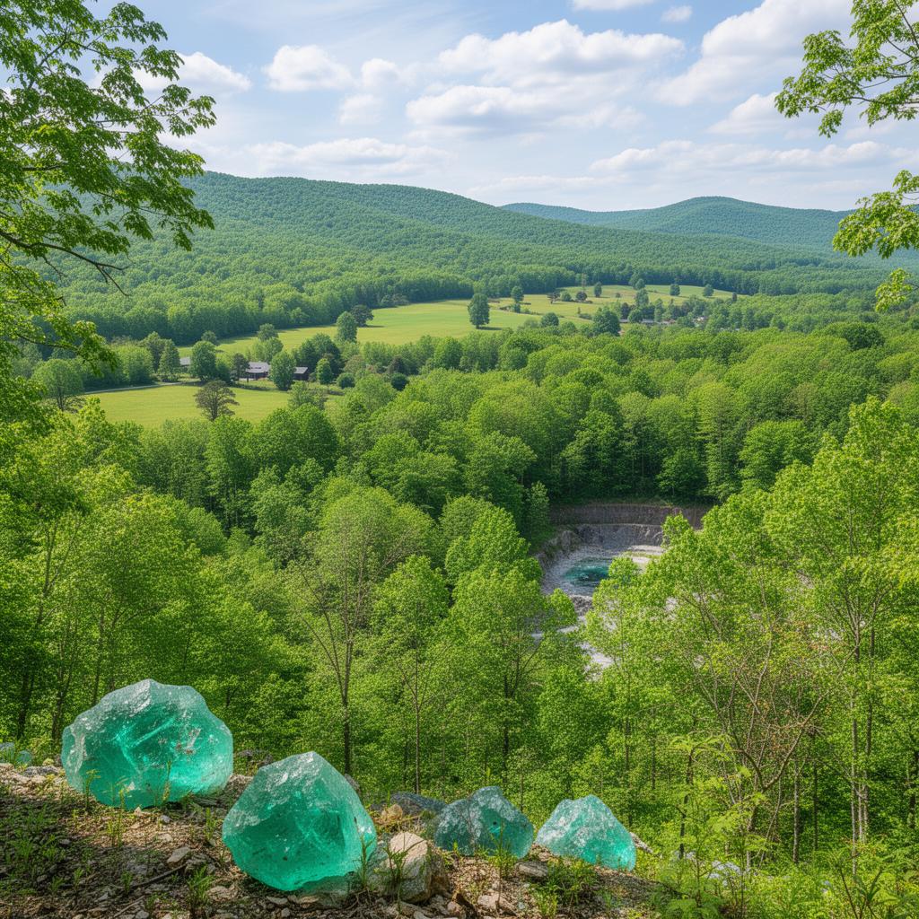 Hiddenite NC Gem Mining Area
