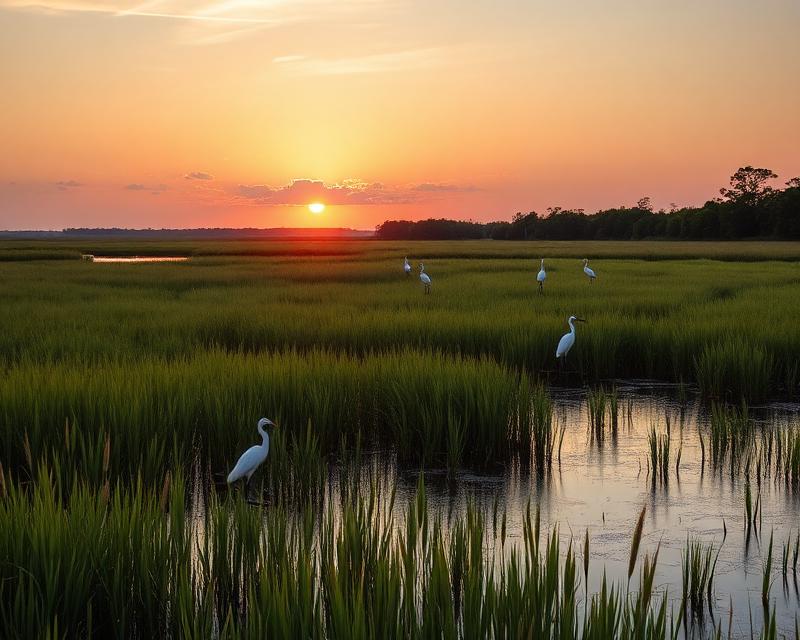Marsh land in Beaufort County SC
