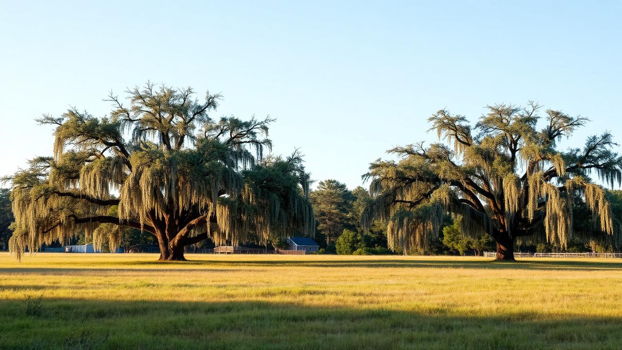 Lowcountry land with Spanish moss in Berkeley County SC
