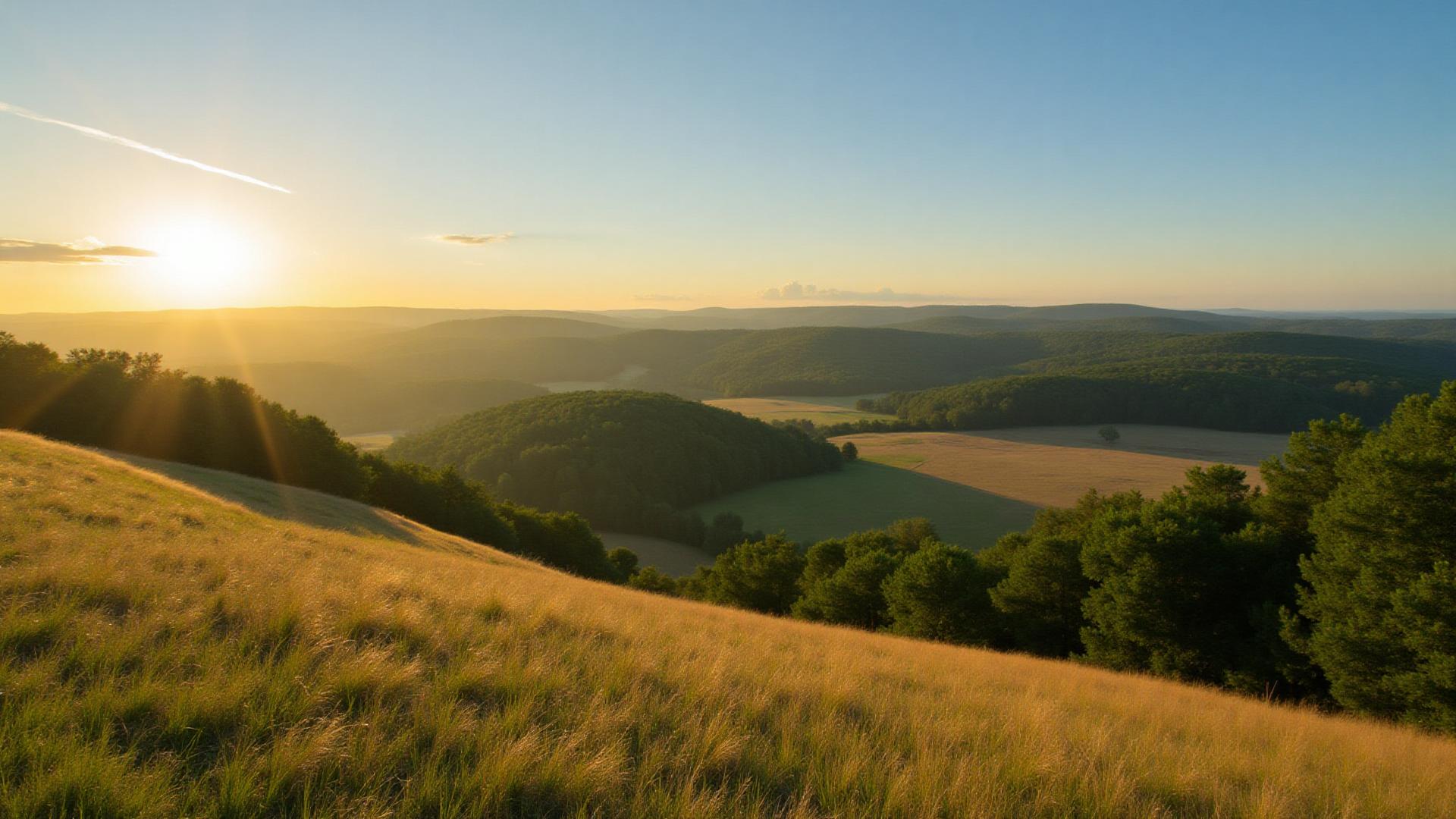 Scenic Boone County Arkansas land with Ozark Mountain views