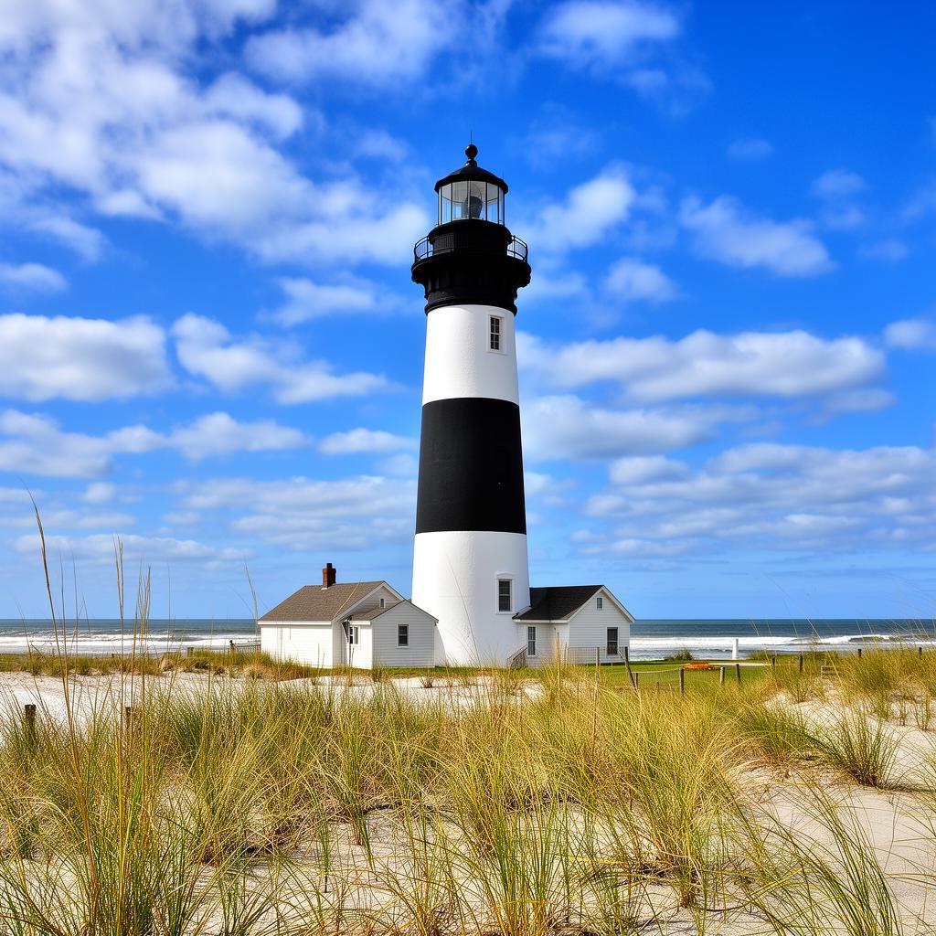 Oak Island Lighthouse in Brunswick County