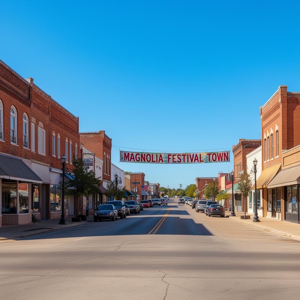 Historic downtown Durant, Oklahoma