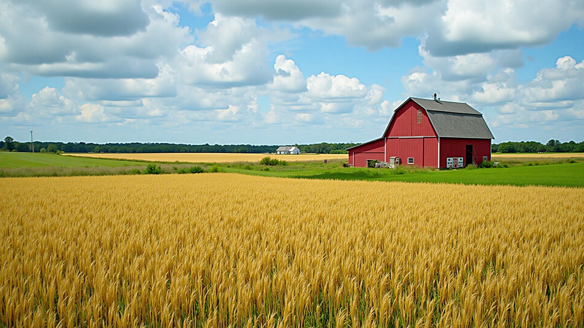 Agricultural farmland in Bulloch County