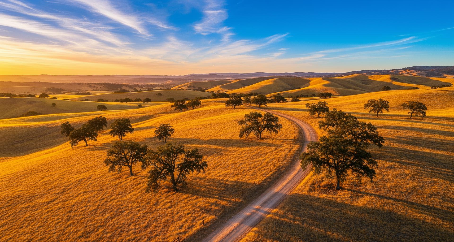 California golden hills landscape - sell land for cash in California