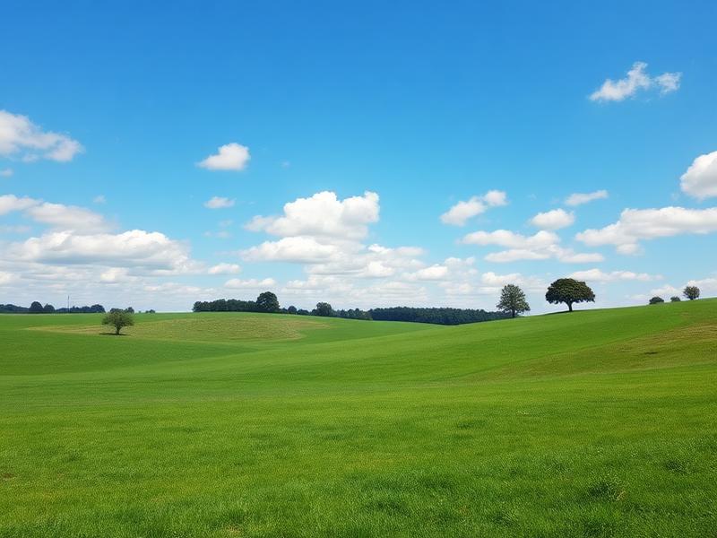 Open pasture in Cobb County Georgia