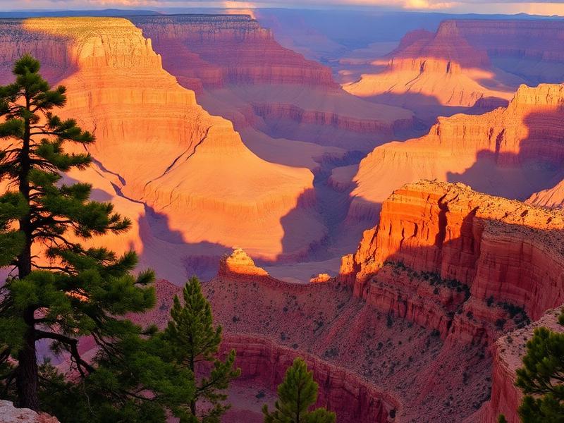 Grand Canyon view in Coconino County Arizona
