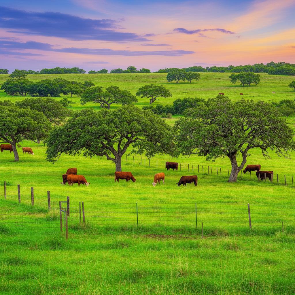 Cooke County Texas cattle ranch