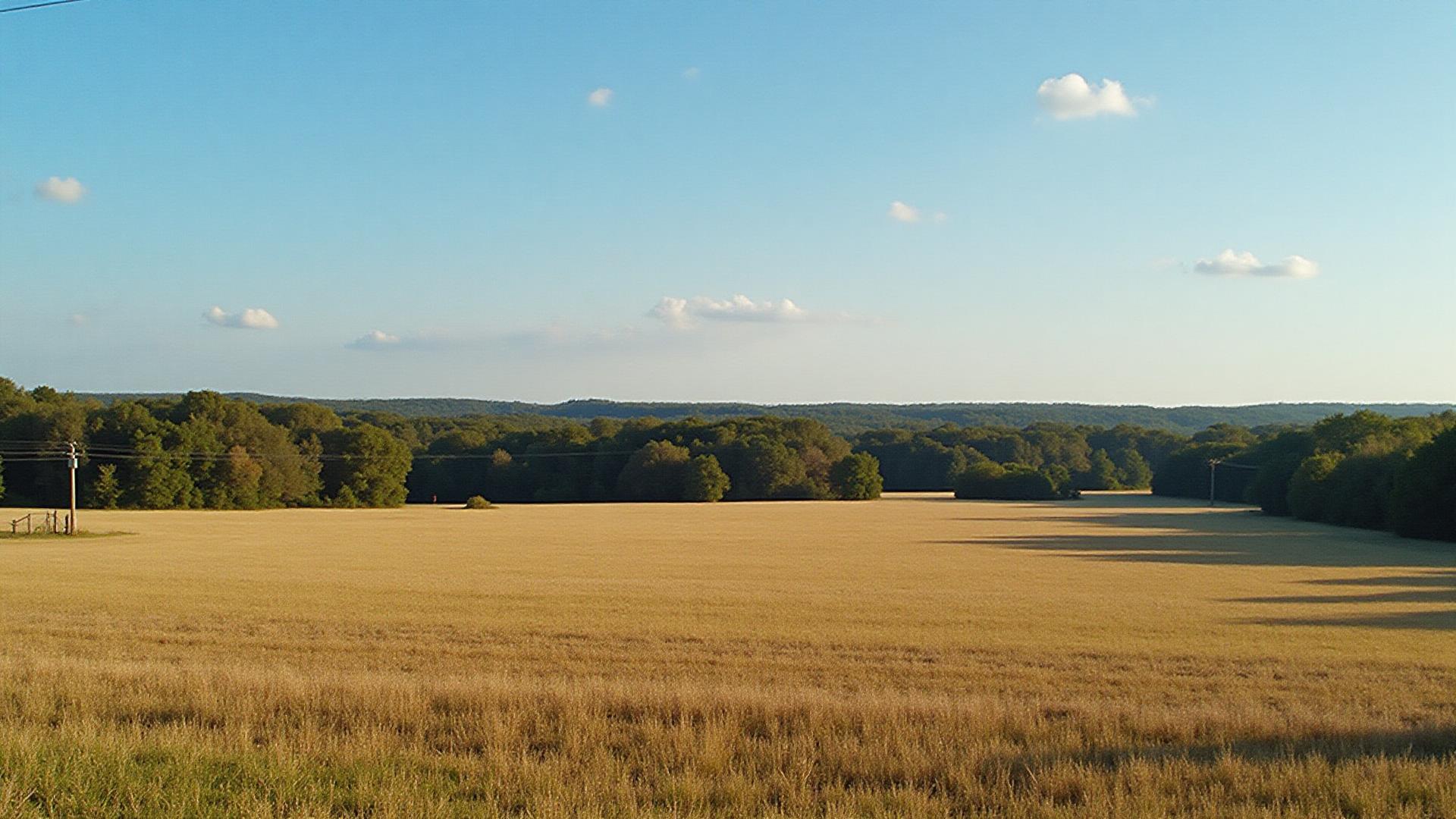 Open acreage in Cullman County, Alabama
