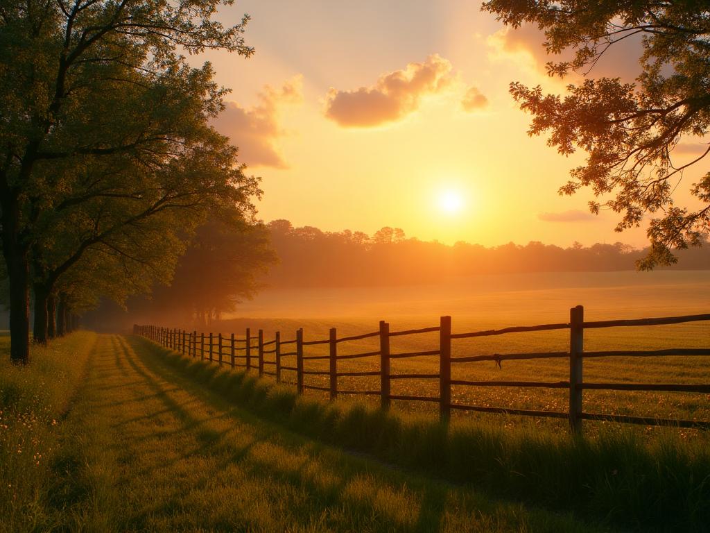 Rural farmland in Cumberland County North Carolina