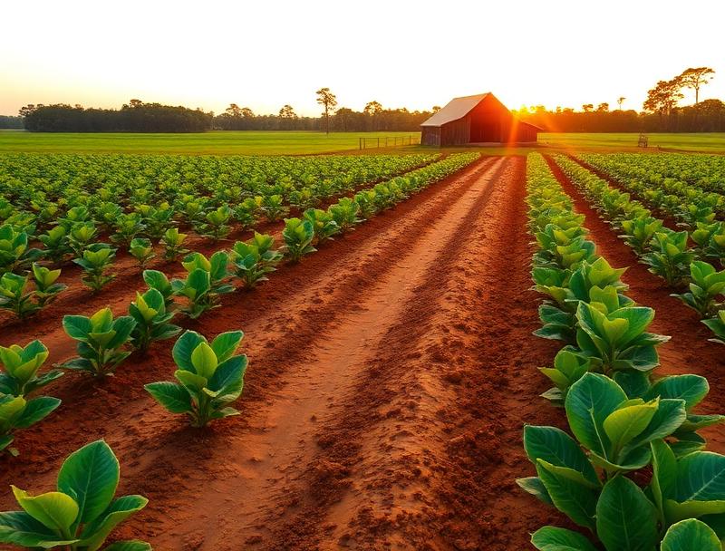 Agricultural farmland in Darlington County