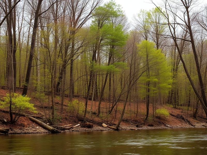 Wooded acreage along Cumberland River