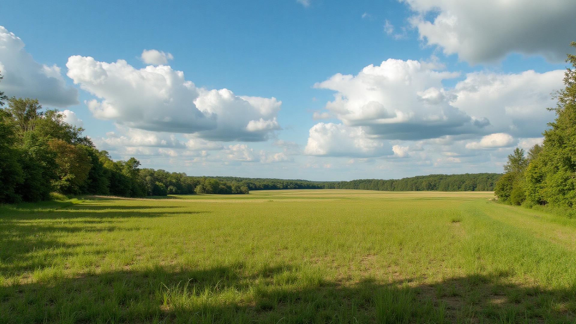 Rural Delaware property surrounded by farmland