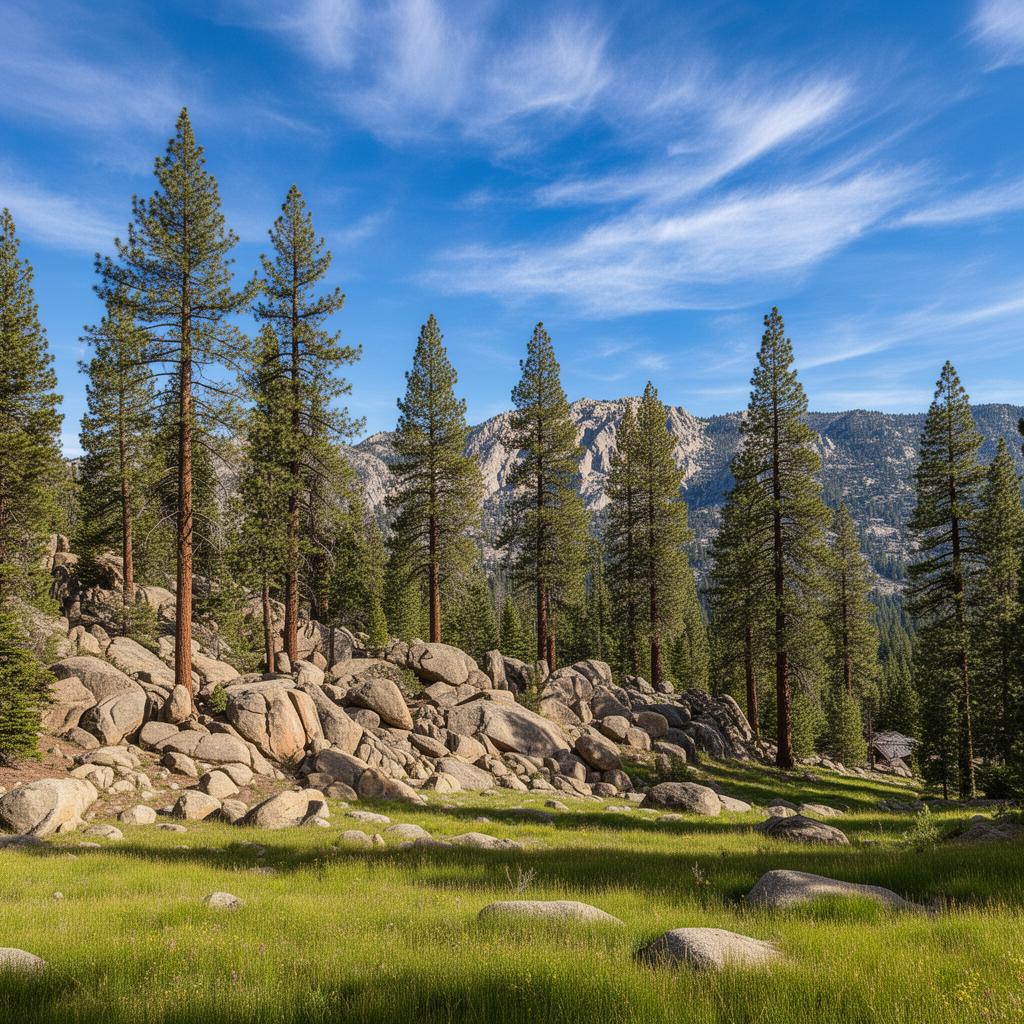 Sierra Nevada mountain property in El Dorado County California