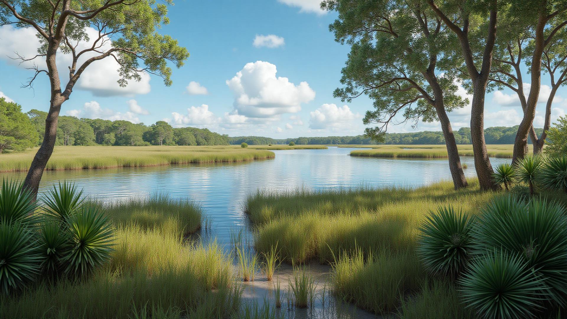 Waterfront property with maritime forest in Glynn County