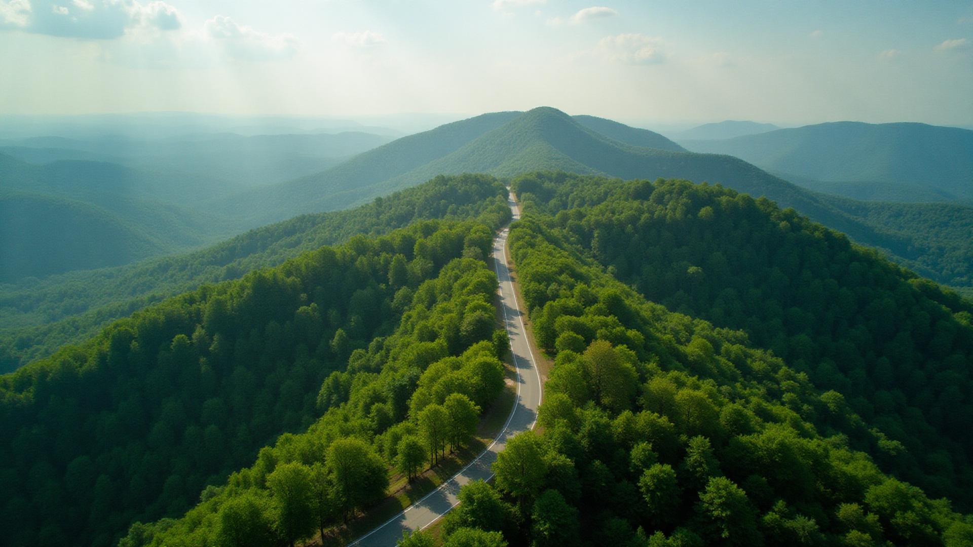Green Mountain in Huntsville, Alabama - protected conservation land