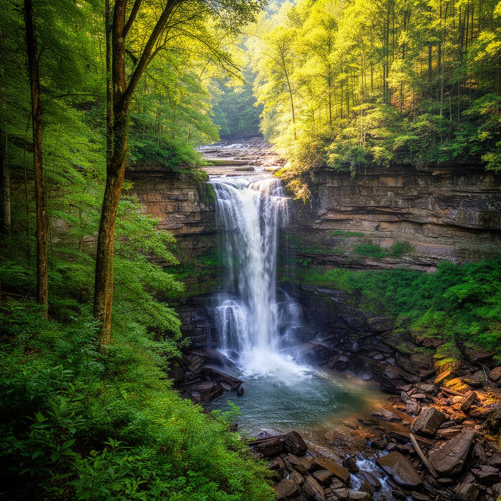 Waterfall in Habersham County, Georgia