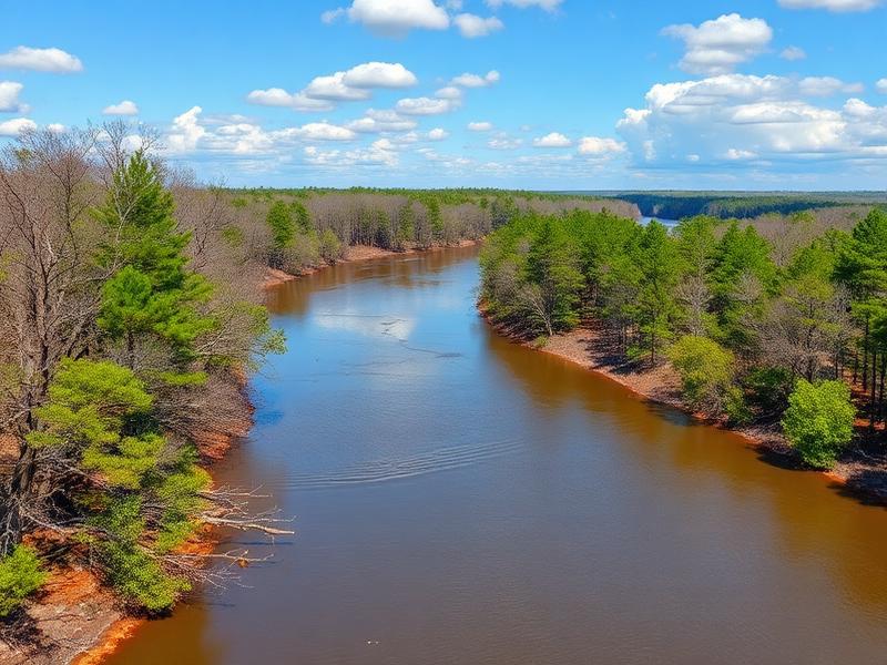 Arkansas River waterfront land in Jefferson County