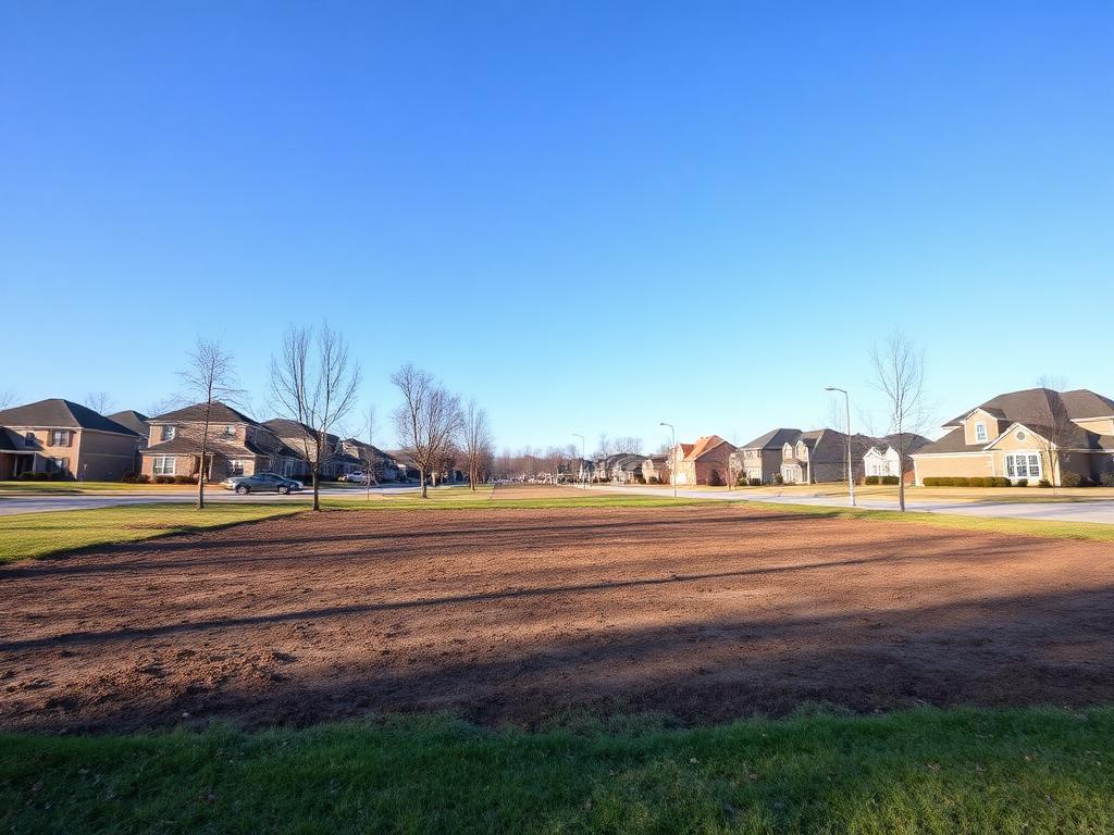 Residential lot in Johnson City Tennessee neighborhood