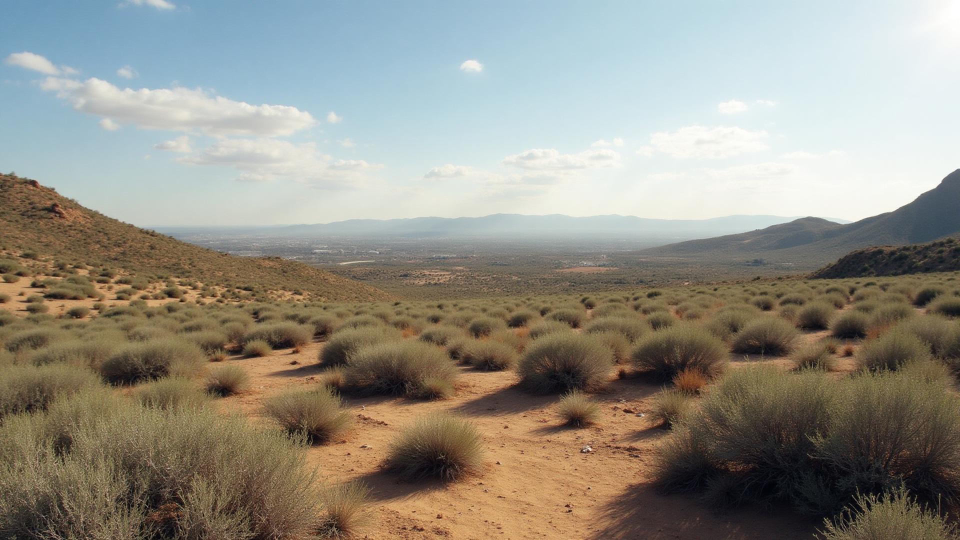 Desert landscape in Los Angeles County