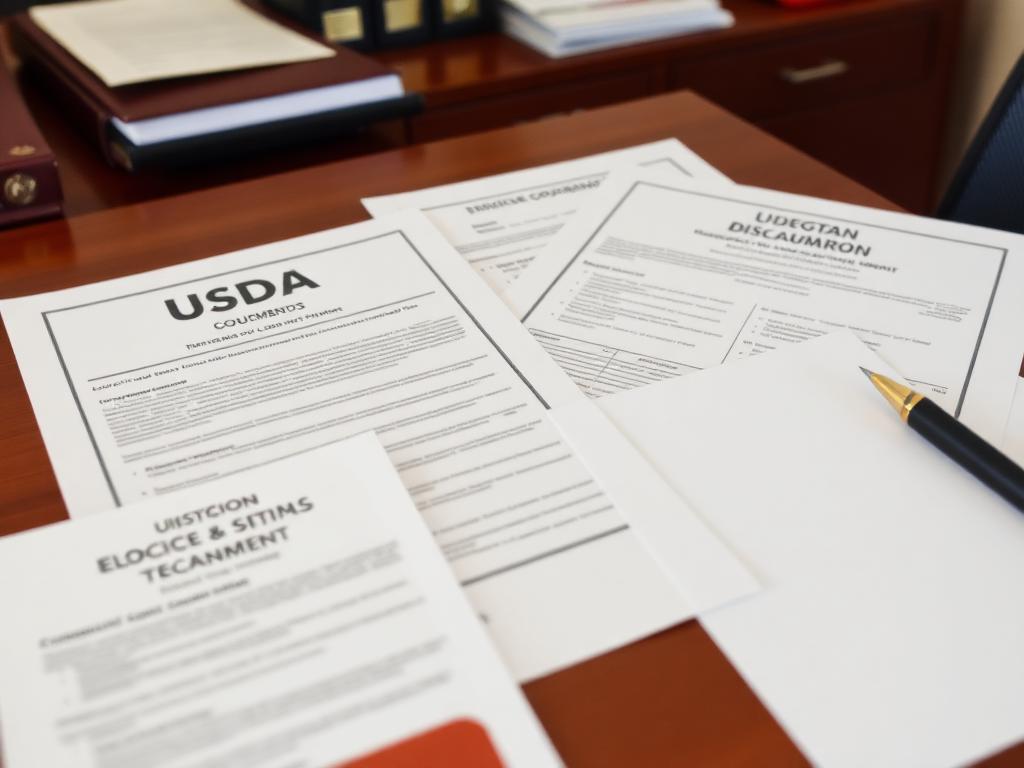 USDA land disclosure forms and documentation