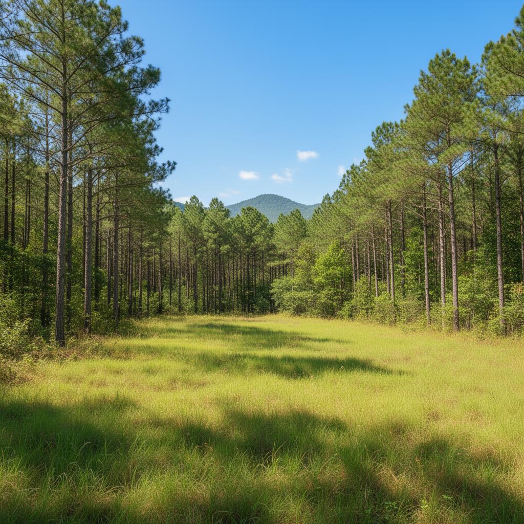 Timber land in Le Flore County, Oklahoma