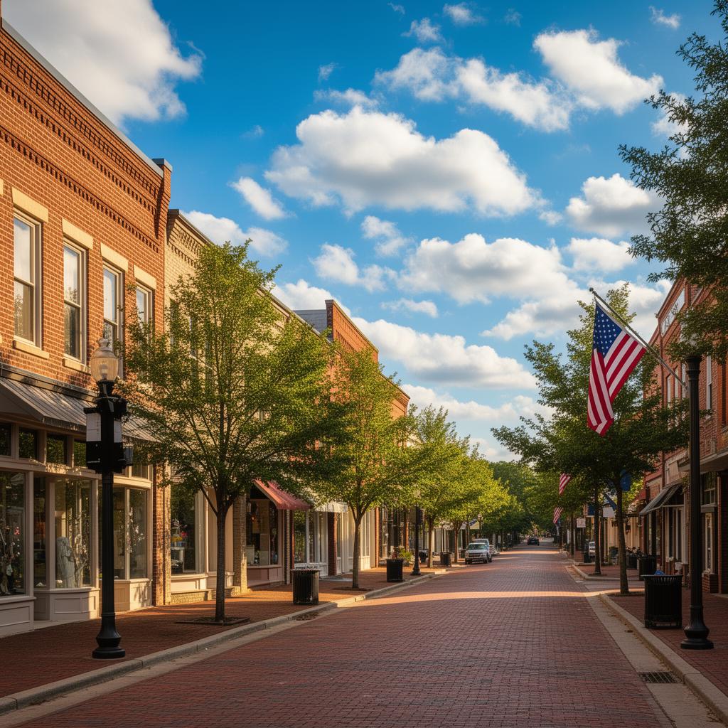 Historic downtown Kinston, North Carolina