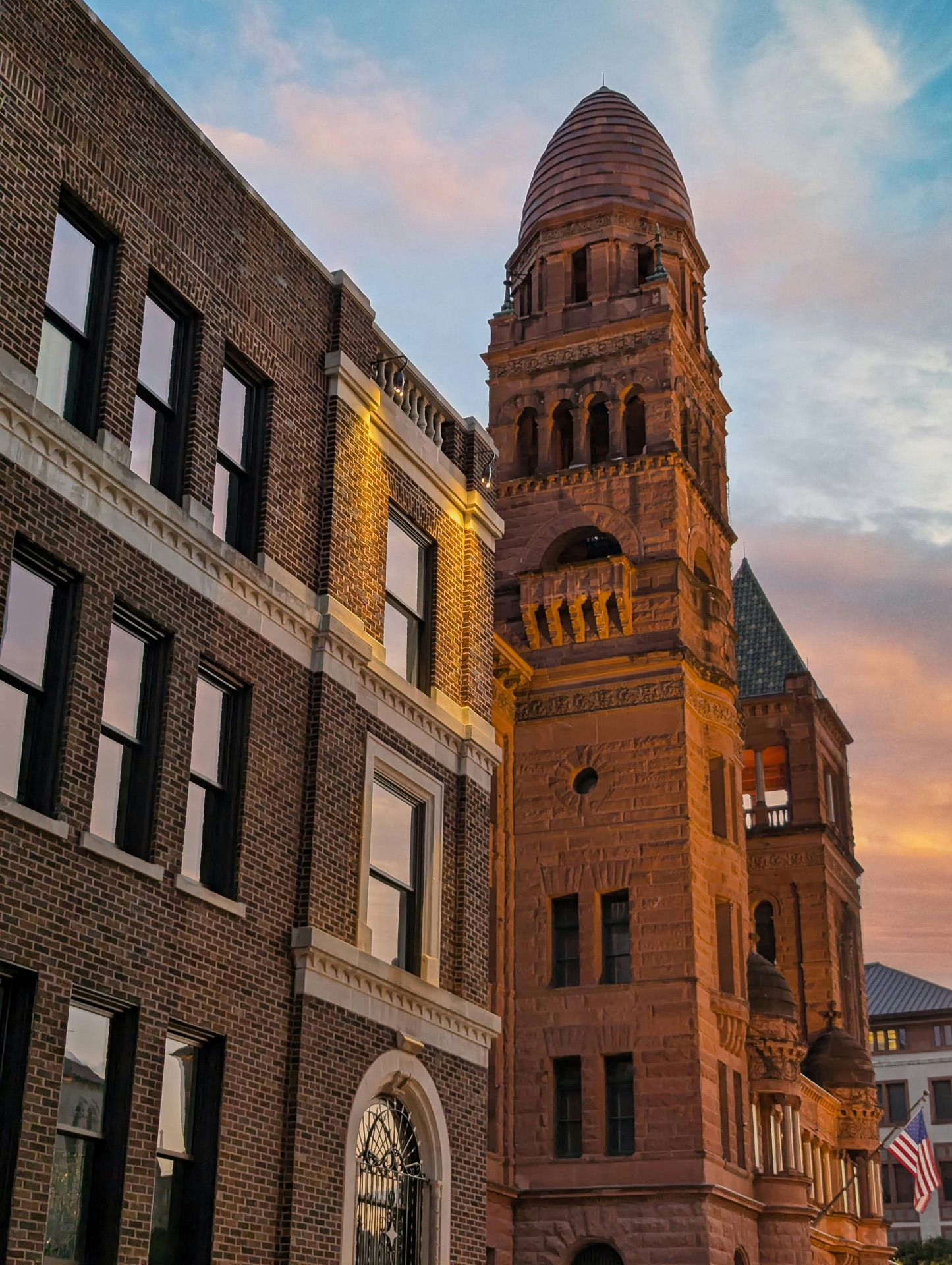 Historic architecture near Olmos Park San Antonio