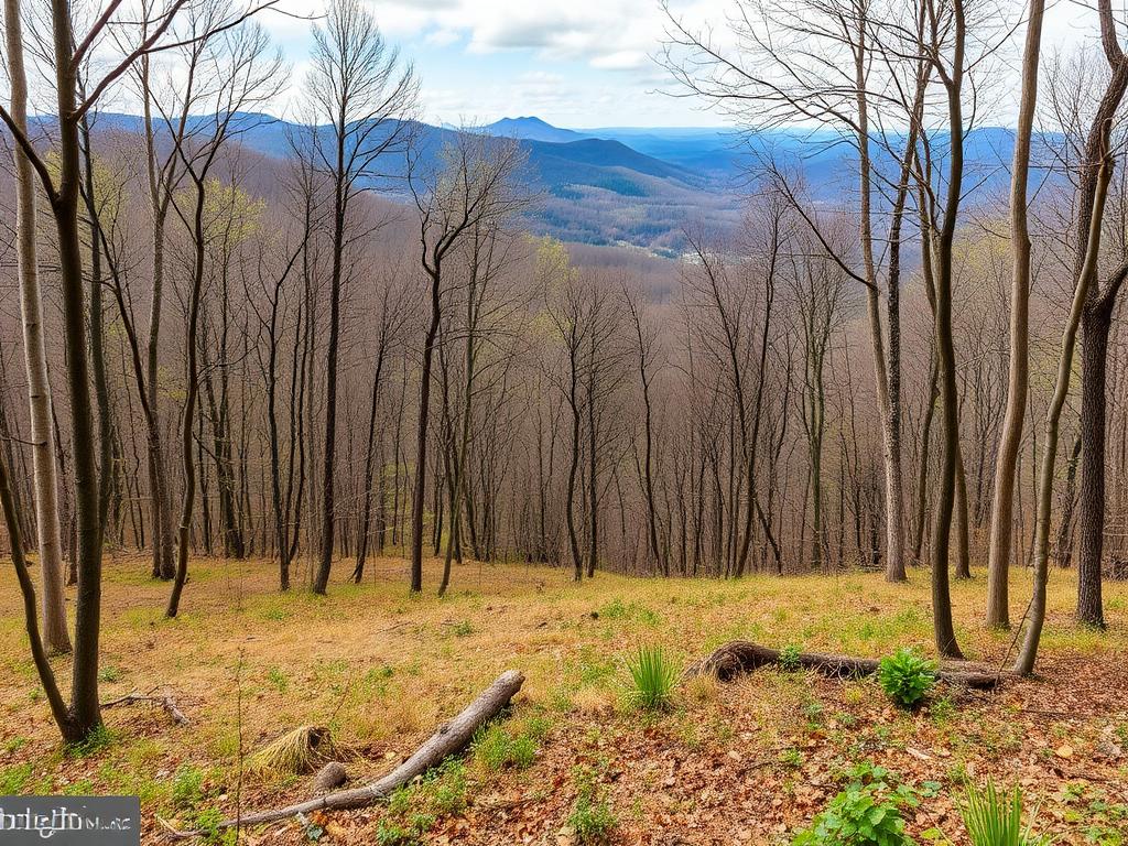 Loudoun County wooded land with mountain views