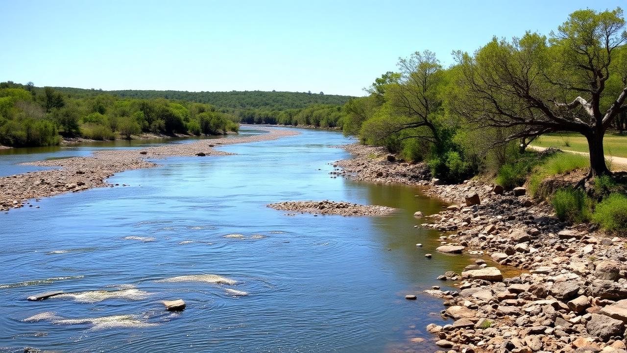 Colorado River in McCulloch County