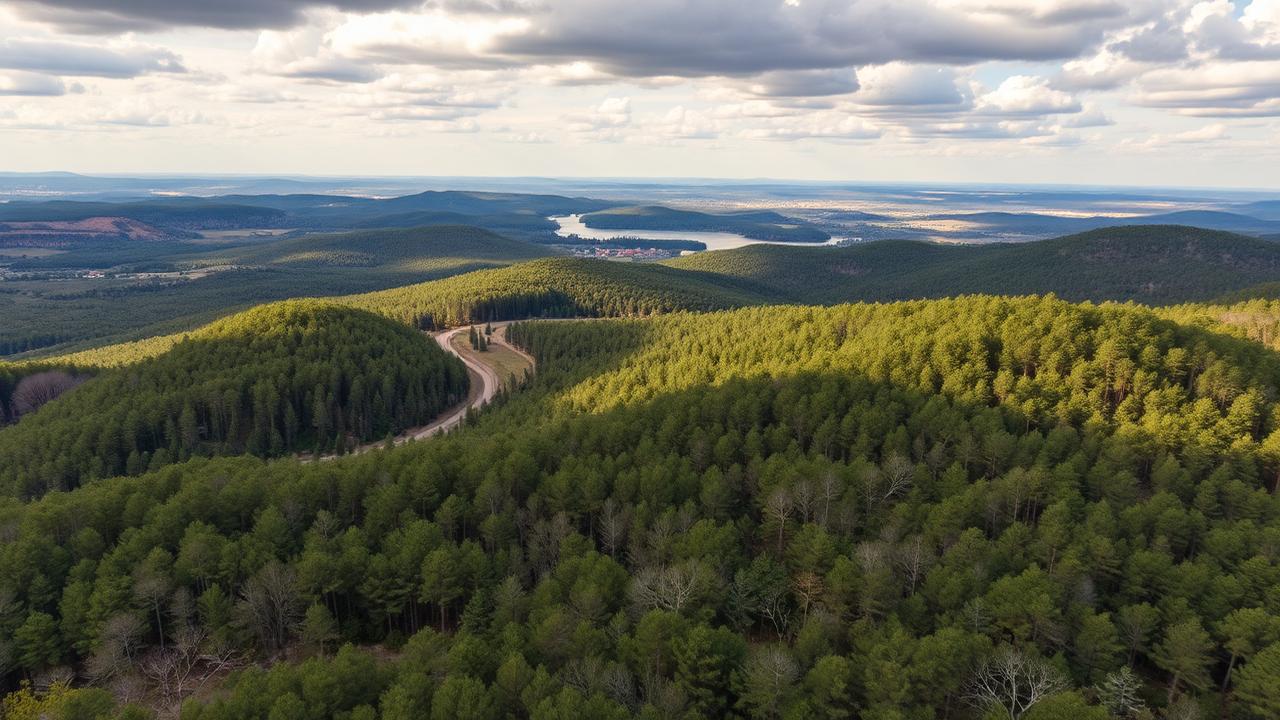 McCurtain County Oklahoma scenic Ouachita Mountains landscape