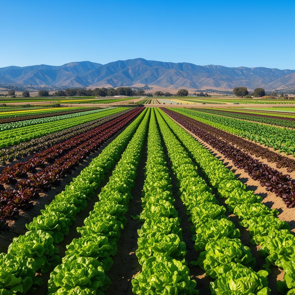 Salinas Valley agricultural farmland in Monterey County
