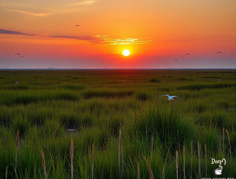 Coastal wetlands near Corpus Christi