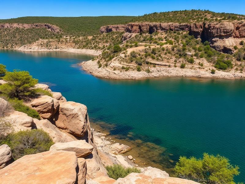 Possum Kingdom Lake shoreline