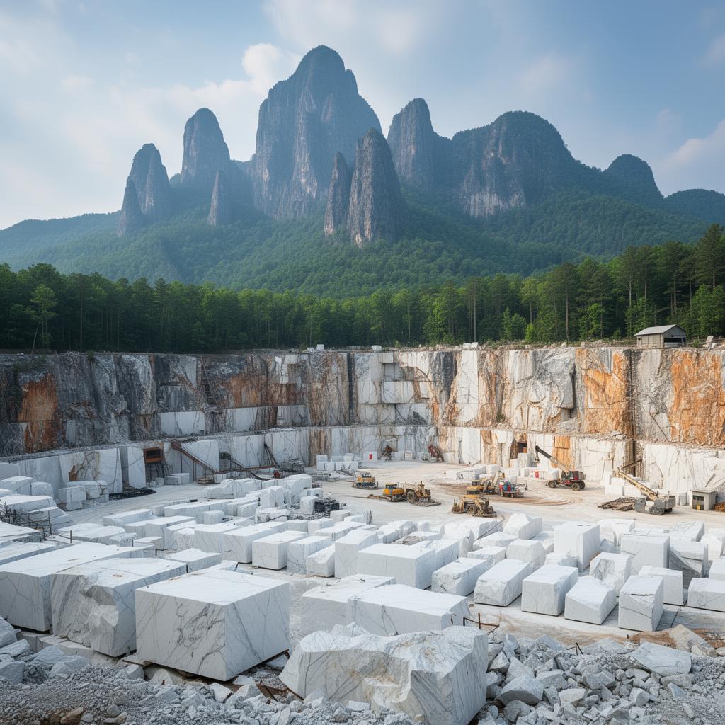 Pickens County Georgia marble quarry