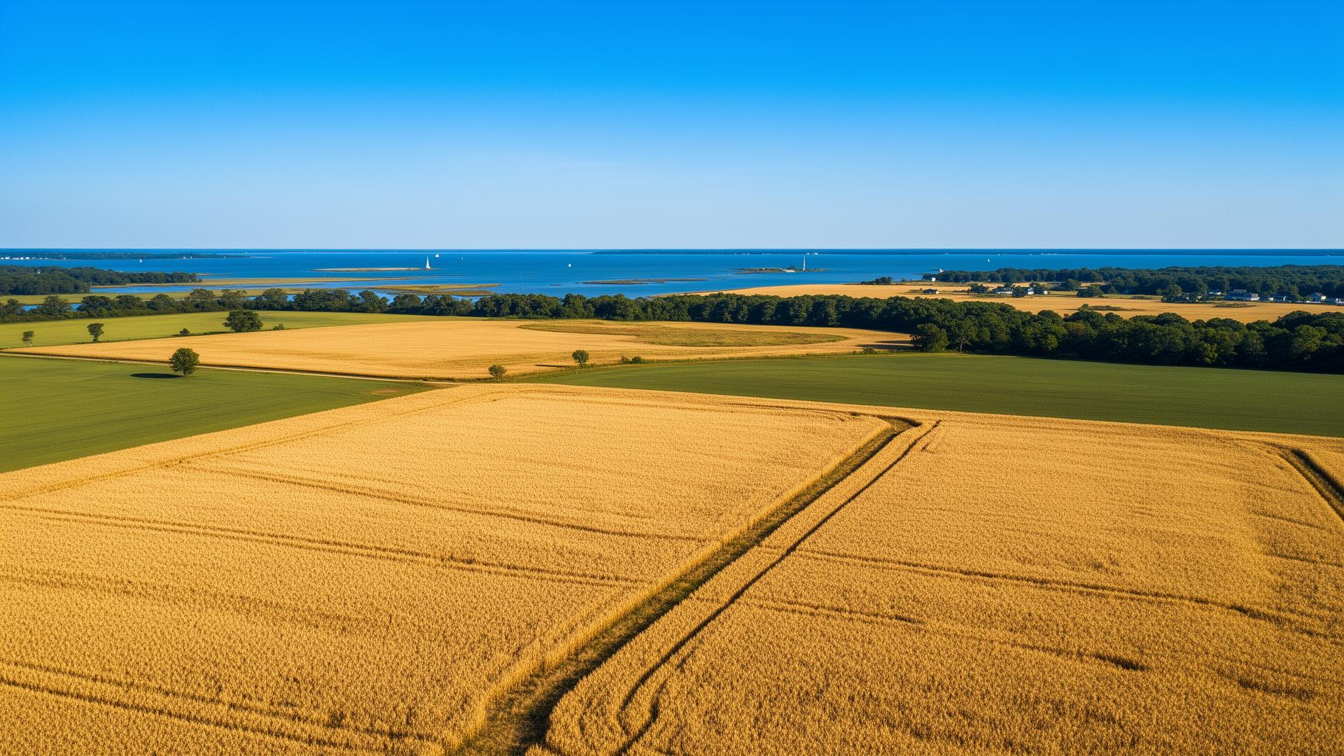 Eastern Shore farmland in Queen Anne's County, Maryland