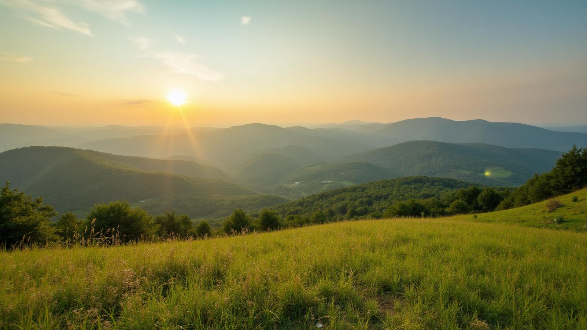 Beautiful land for sale in Roanoke County Virginia with mountain views