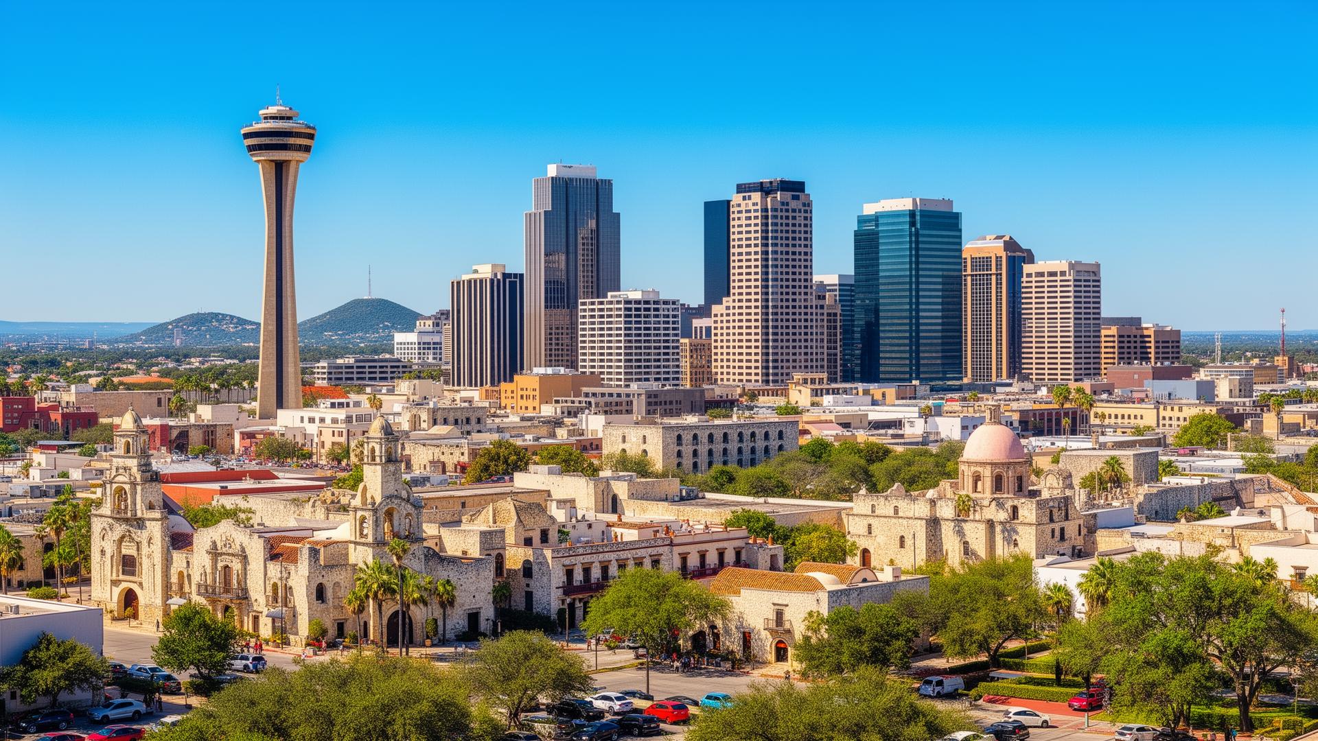 Downtown San Antonio skyline - Real estate market