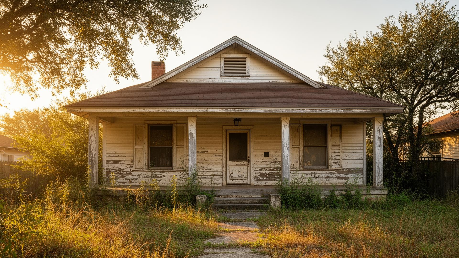 Fixer upper house in San Antonio Texas