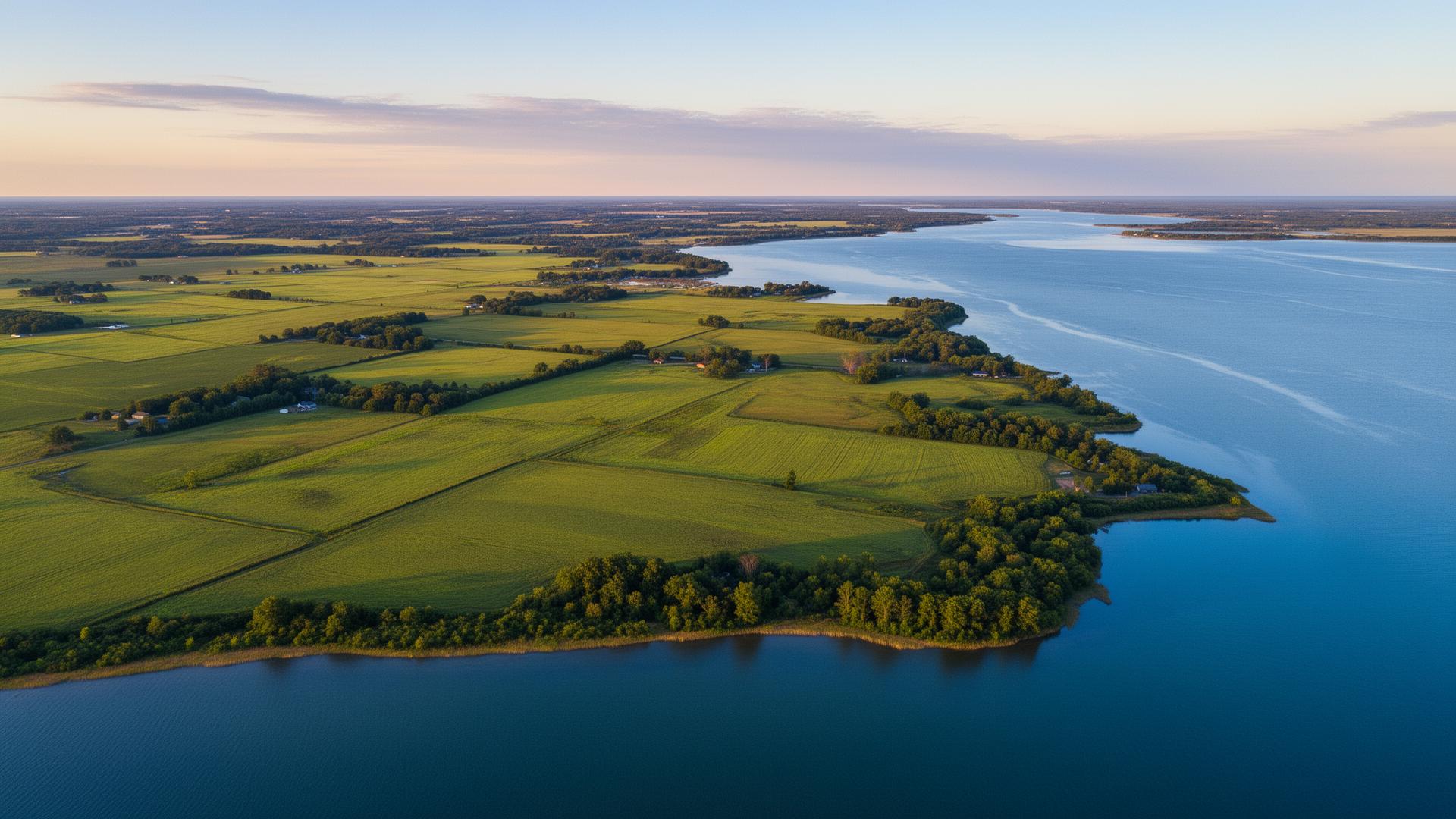 Waterfront farmland in St. Mary's County Maryland