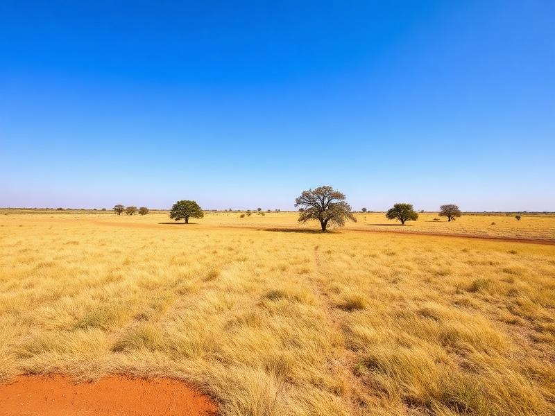 Oklahoma prairie land in Stephens County with red soil