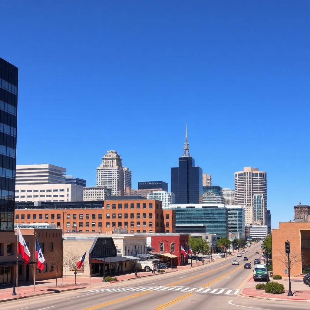 Downtown Abilene, Texas skyline