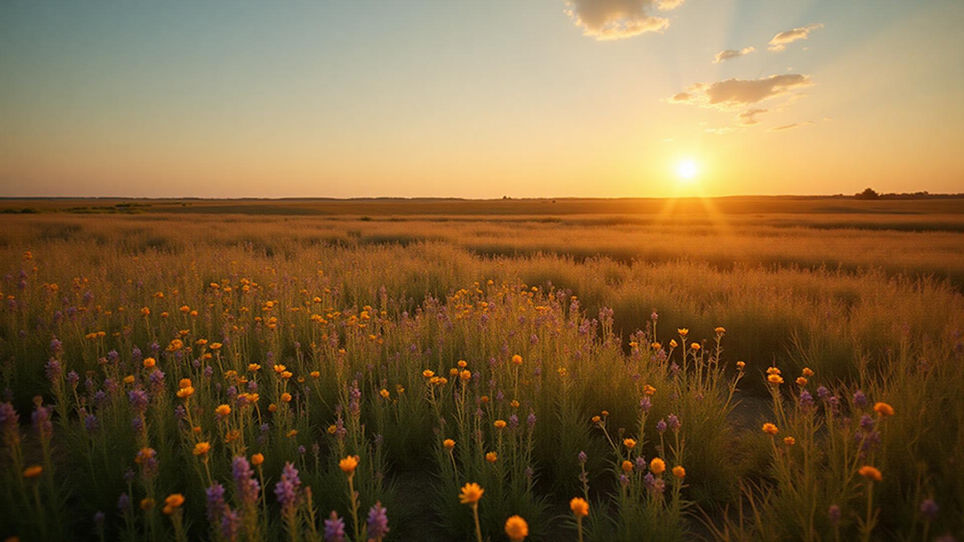 Vacant land with wildflowers in Ellis County
