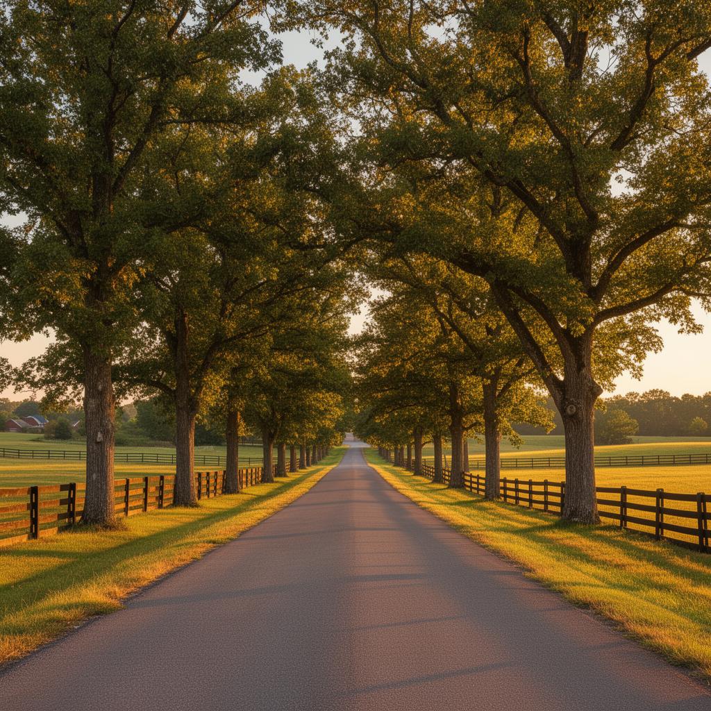 Tipton County rural country road