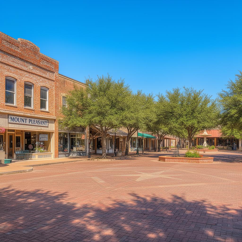 Historic downtown Mount Pleasant Texas