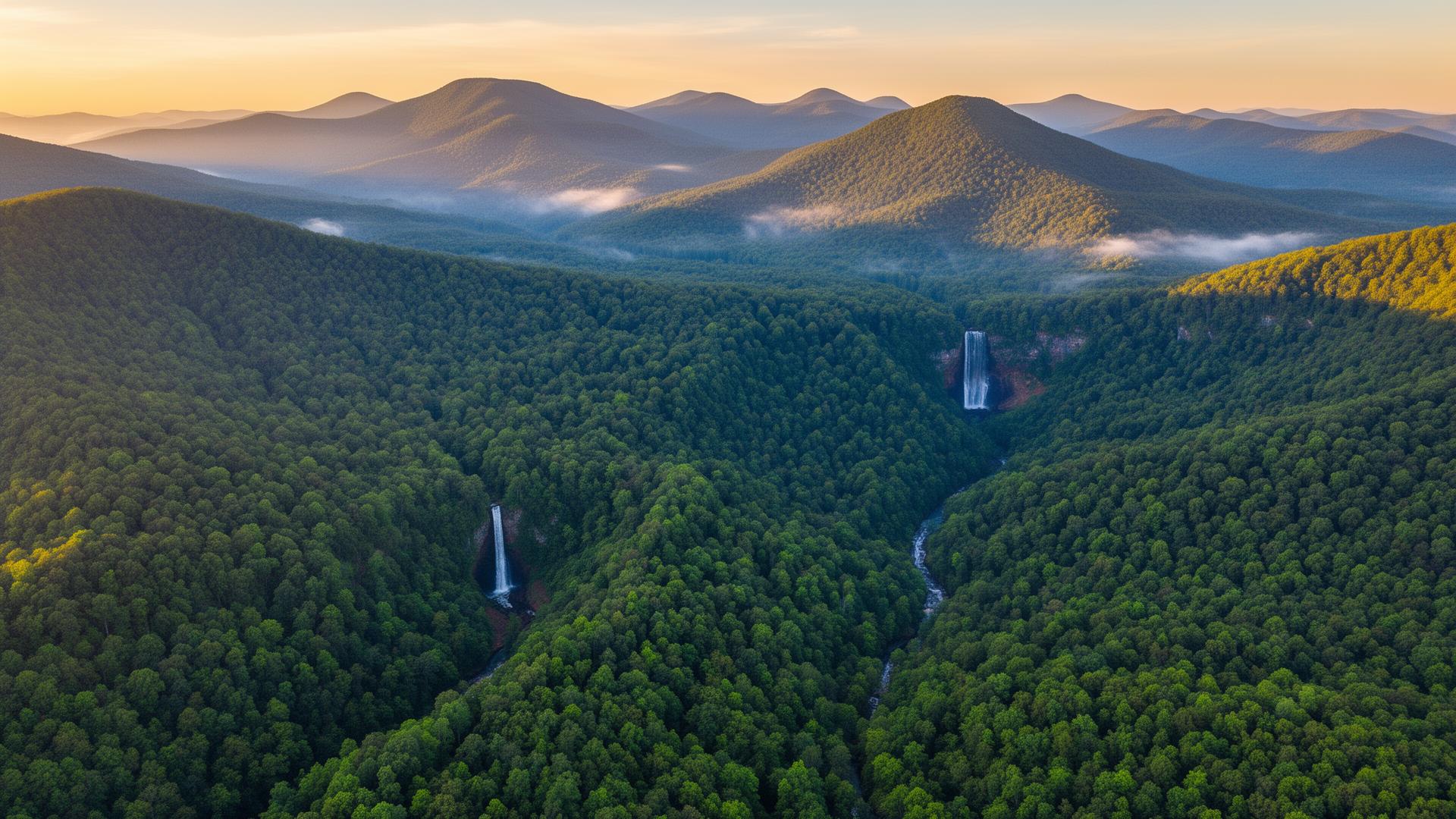 Transylvania County NC Blue Ridge Mountains