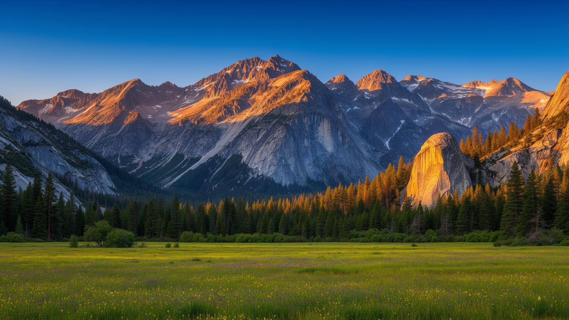 Tuolumne County California Sierra Nevada landscape