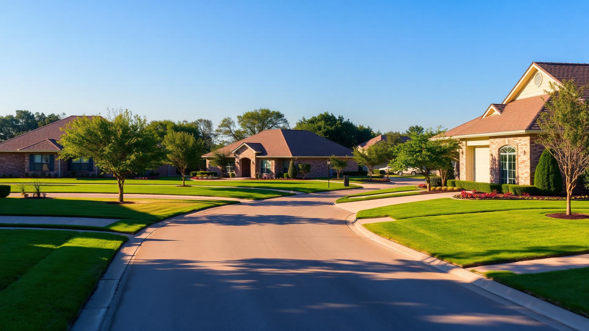 Beautiful residential neighborhood in Universal City Texas near Randolph Air Force Base