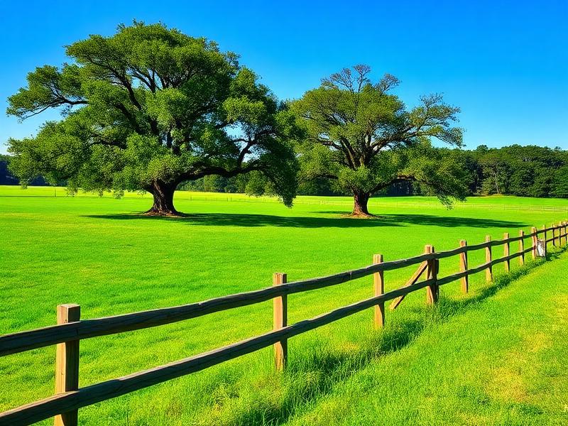 Beautiful pasture land with oak trees in Walton County Georgia