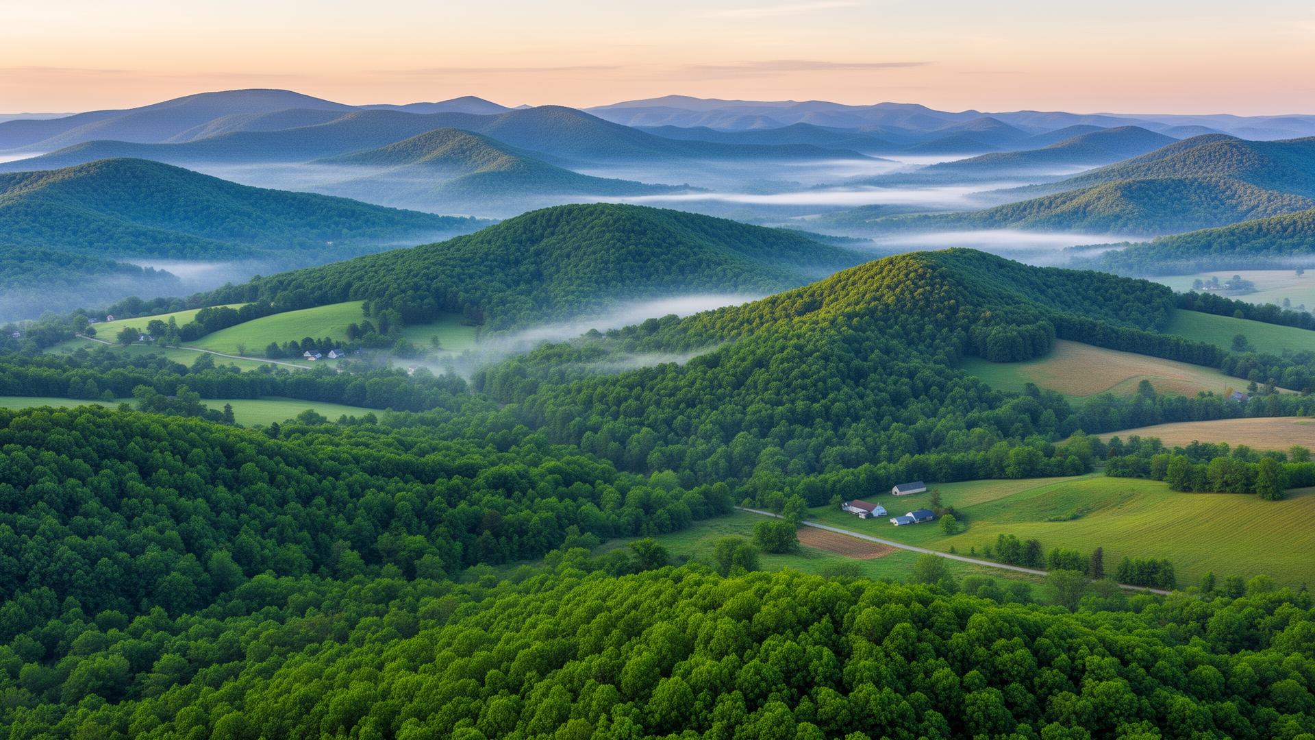 Washington County Virginia mountain landscape